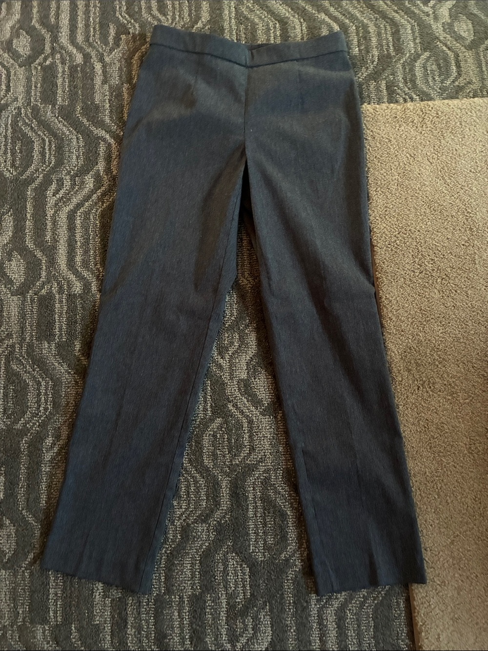 Dana Buchman Dark Gray Straight Leg Trousers